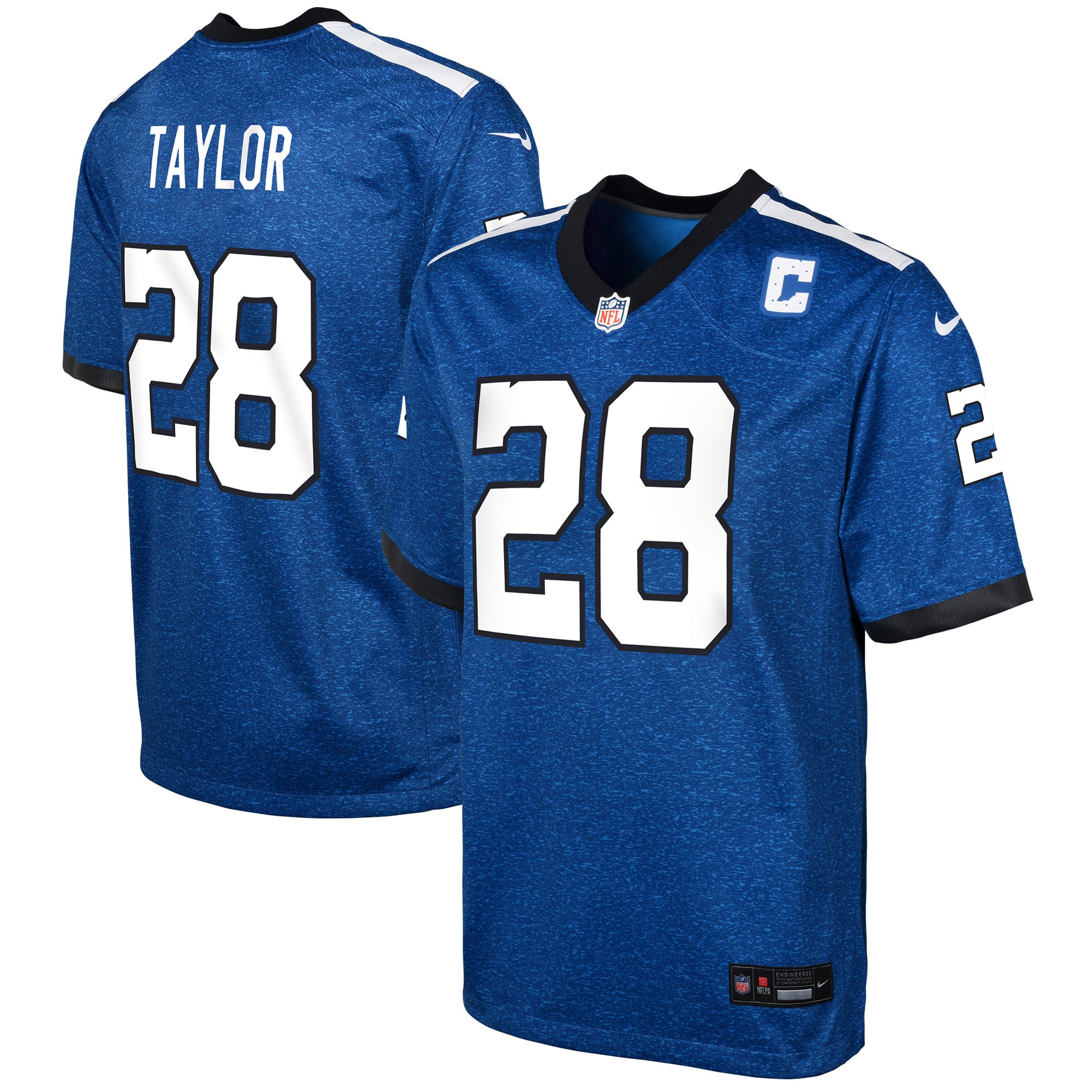 Camiseta Nike Game Indiana Nights de la 3ª equipación del Indianapolis Colts - Azul real - Jonathan Taylor - Jóvenes