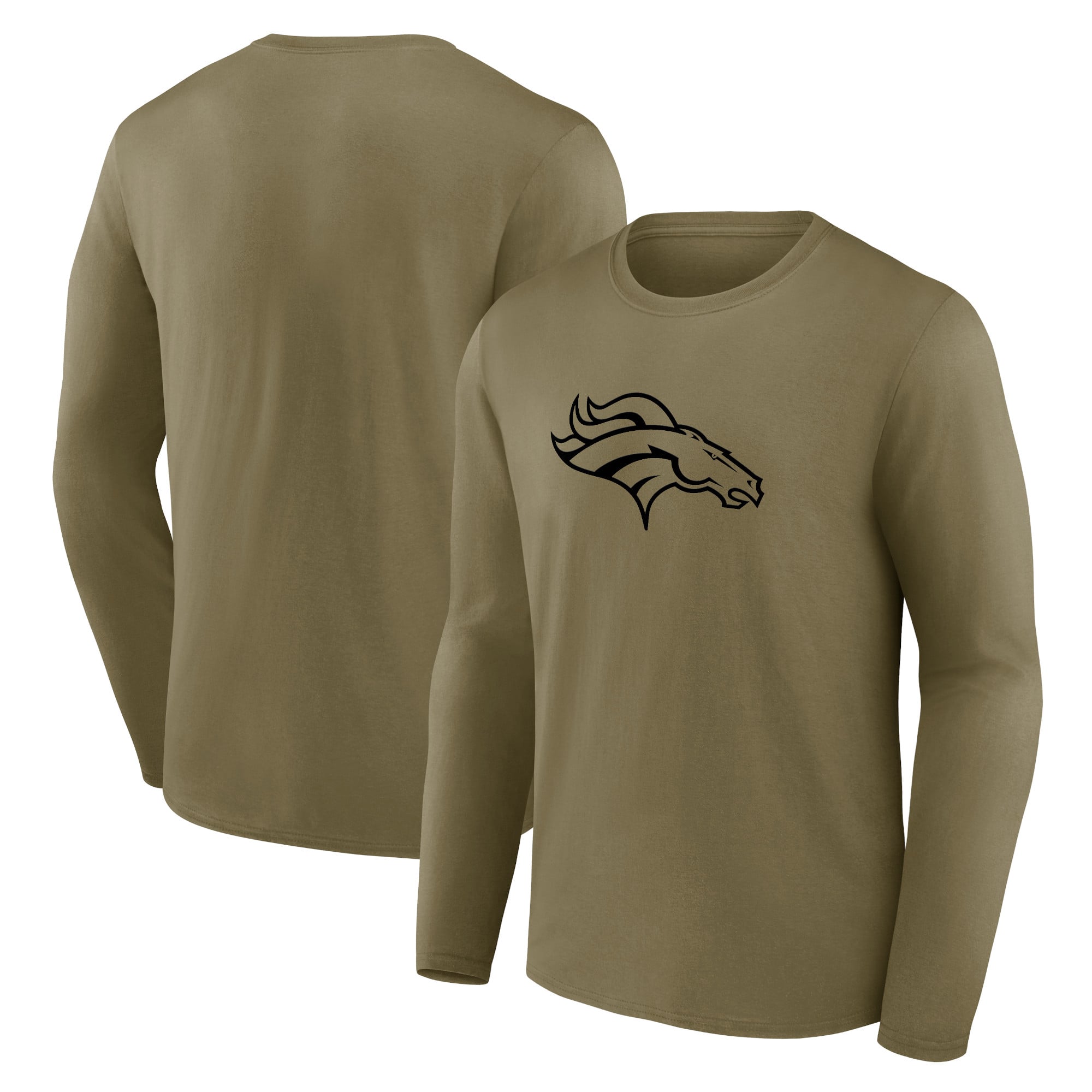 Denver Broncos T-shirt à manches longues graphique avec logo mono - Homme