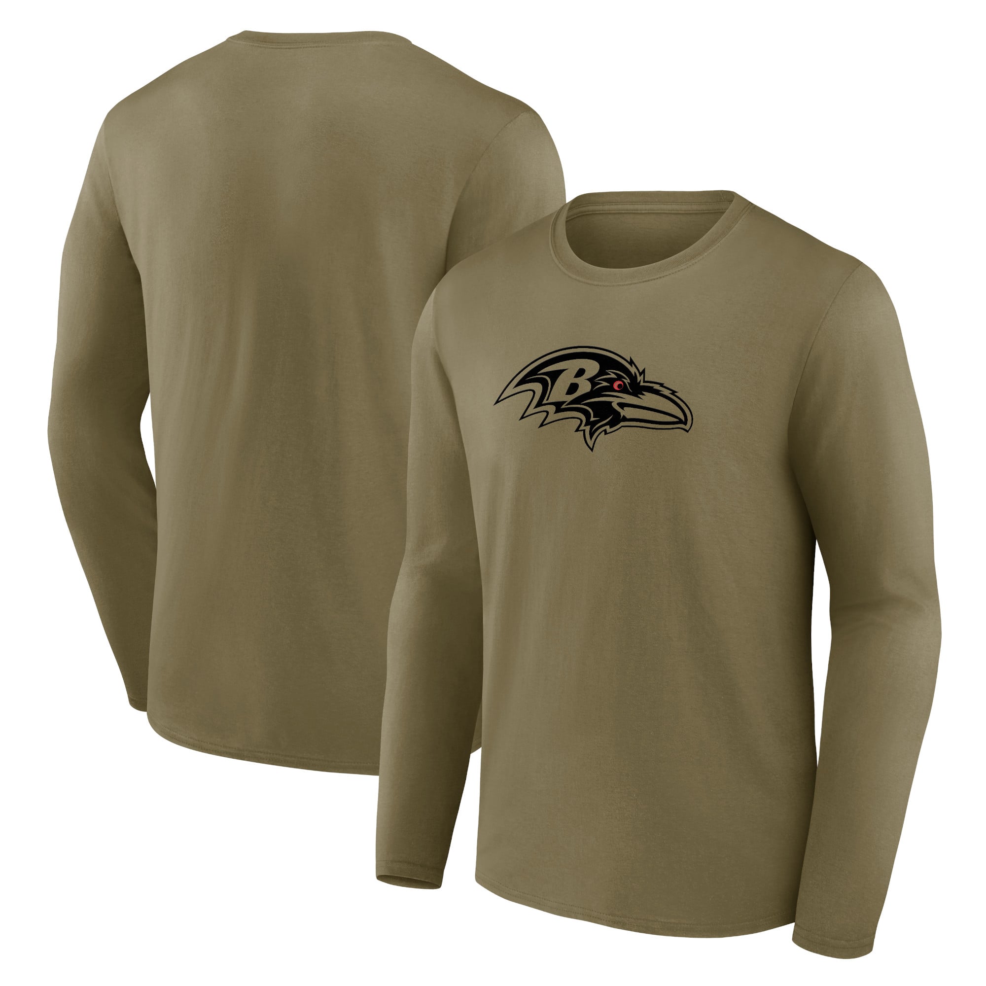 T-shirt à manches longues graphique à logo mono Baltimore Ravens - Homme