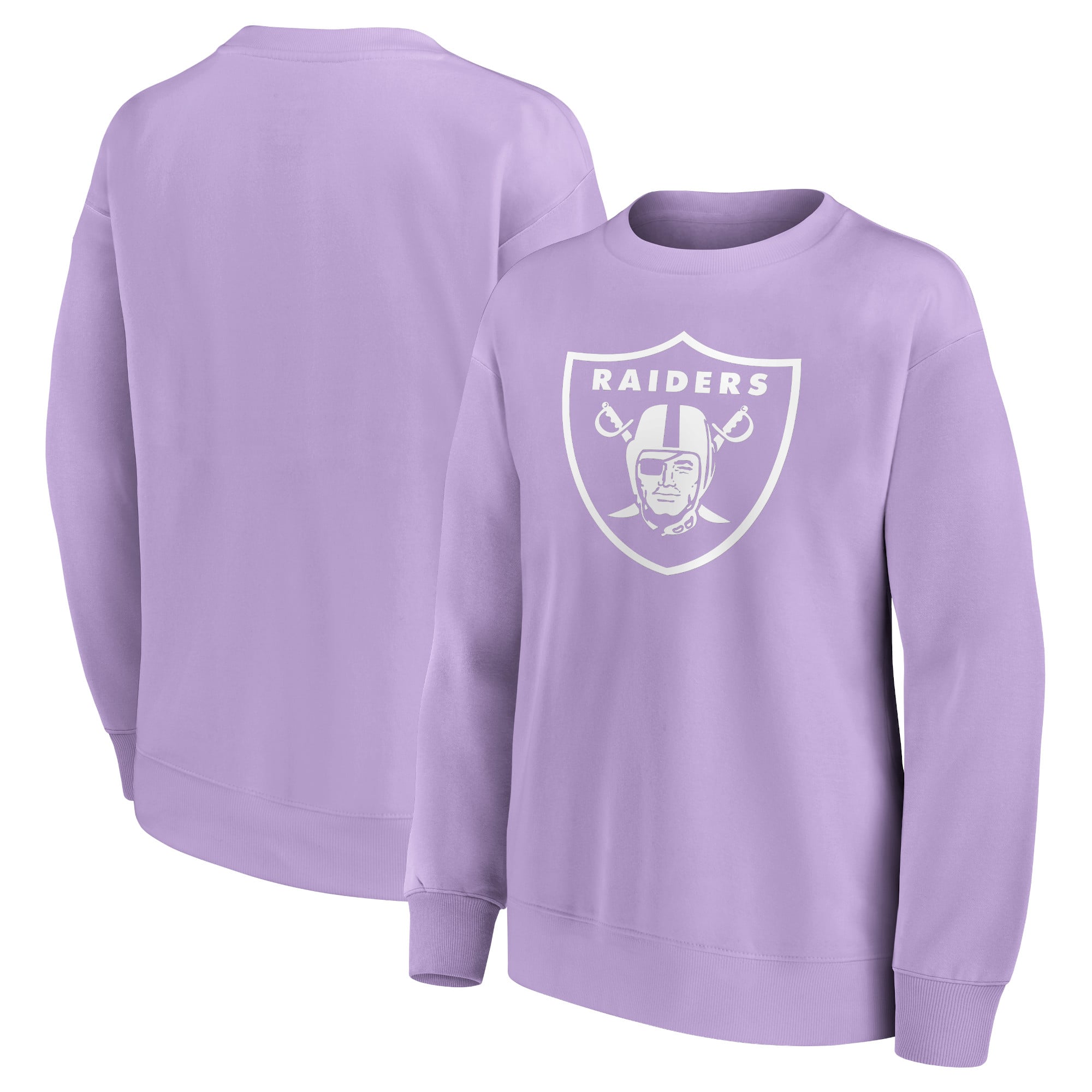 Las Vegas Raiders Mono Logo Graphic Felpa girocollo oversize - Donna