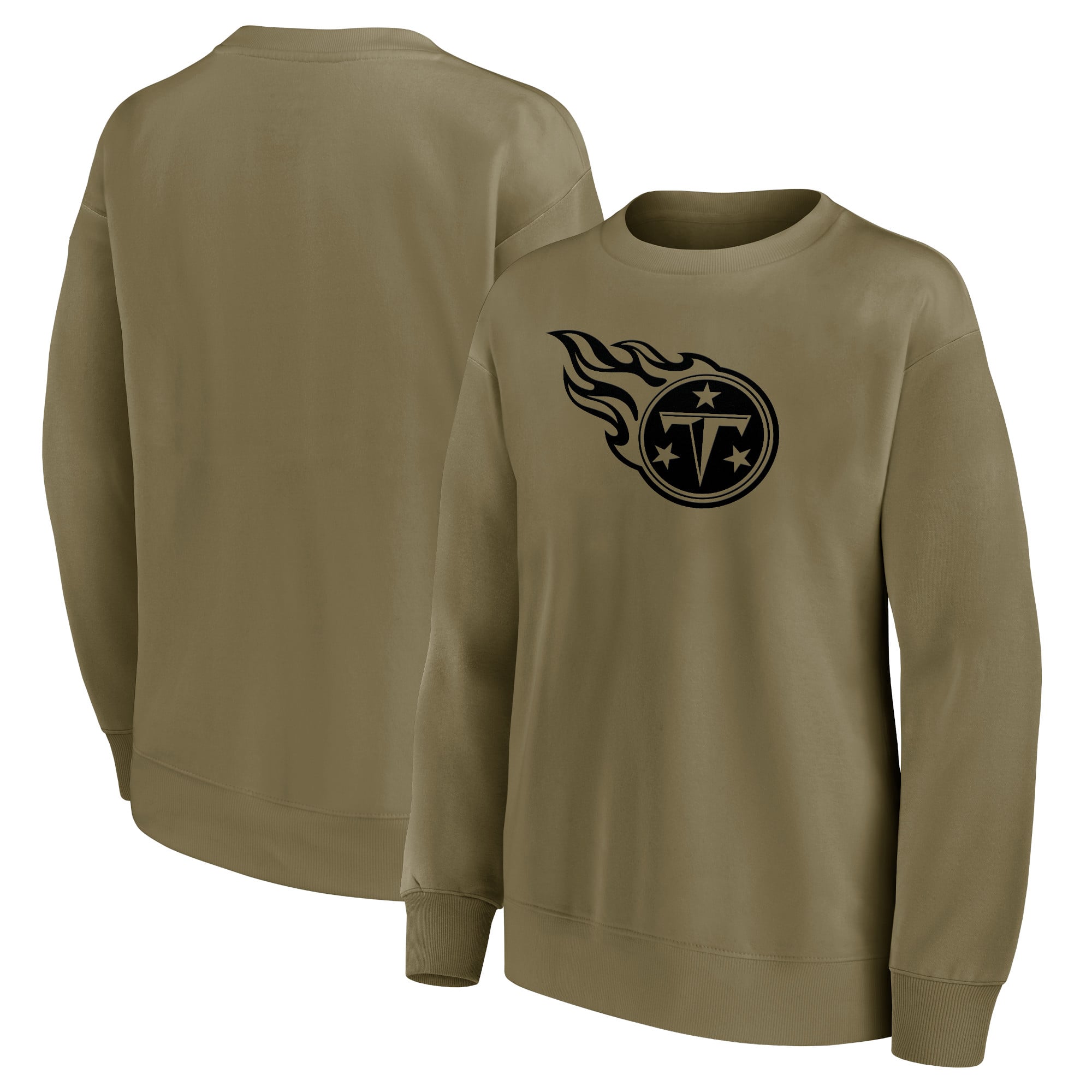 Sudadera extragrande con gráfico de logotipo mono de los Tennessee Titans - Mujer