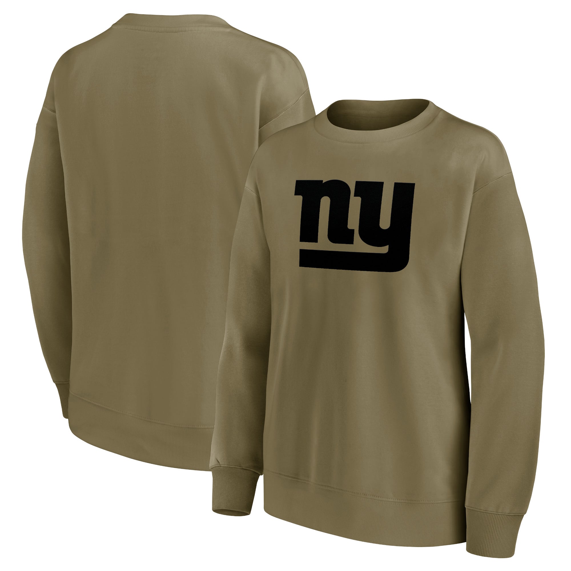 Sudadera extragrande con gráfico de logotipo monográfico de los New York Giants - Mujer
