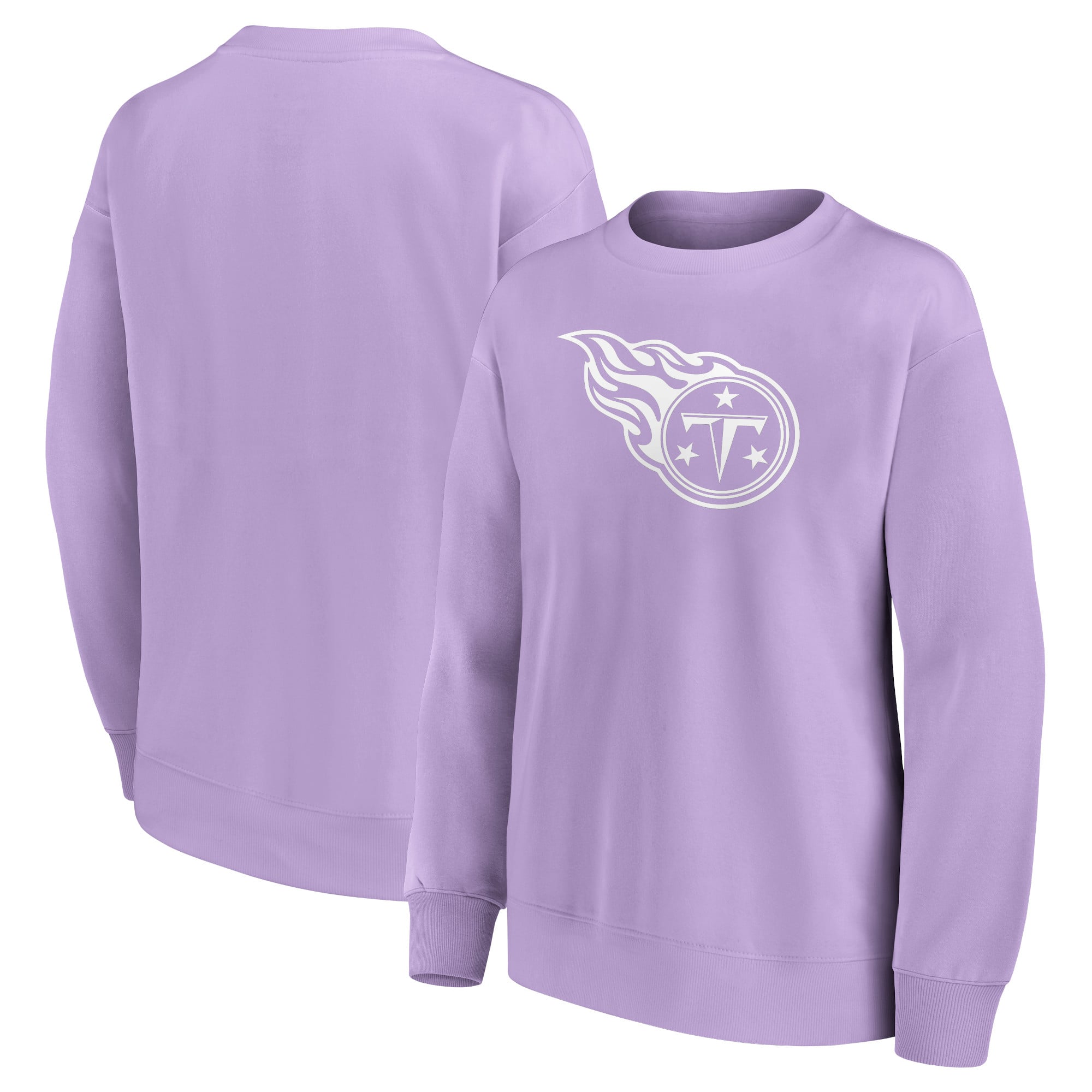Felpa girocollo oversize grafica con logo mono dei Tennessee Titans - Donna