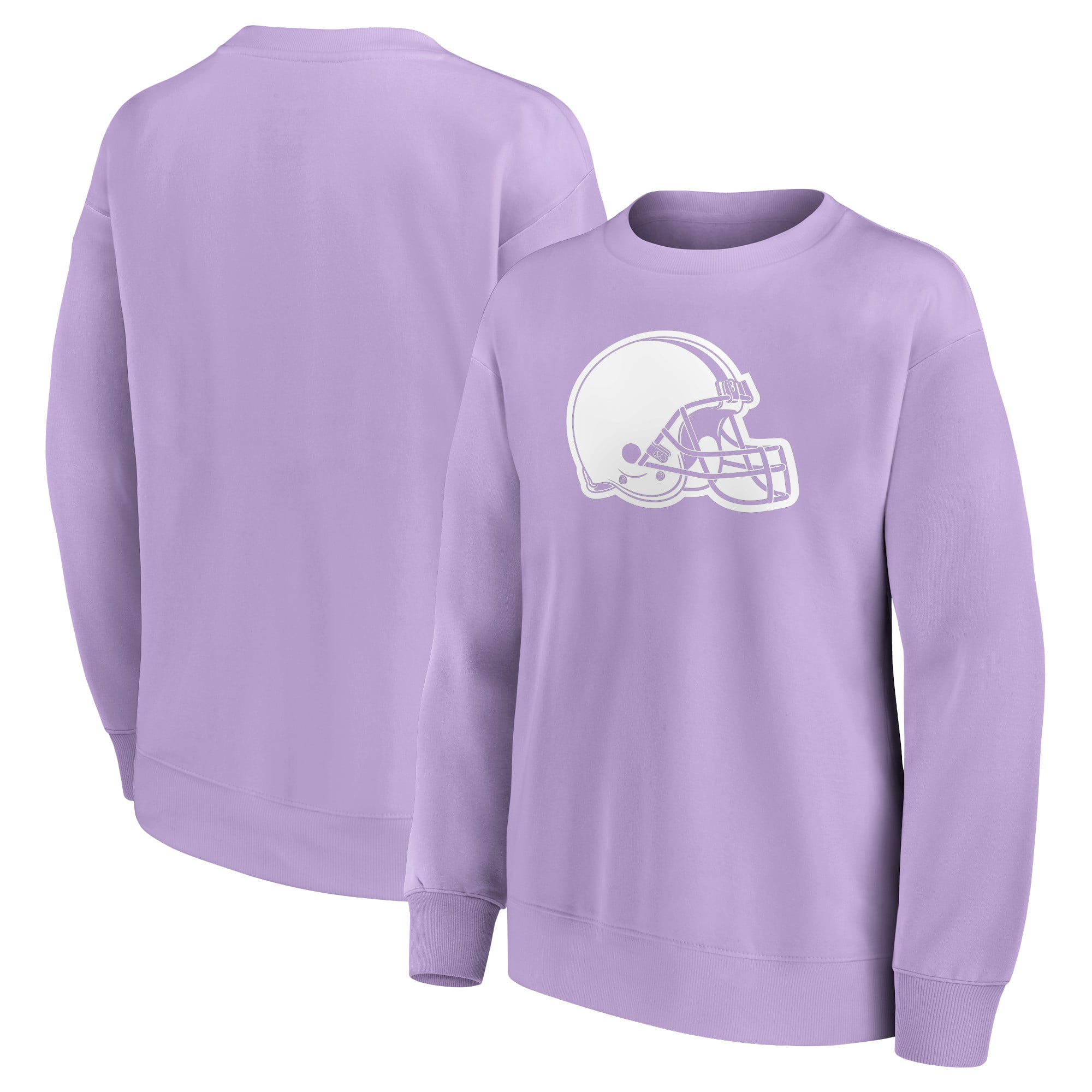 Felpa girocollo oversize grafica con logo mono dei Cleveland Browns - Donna
