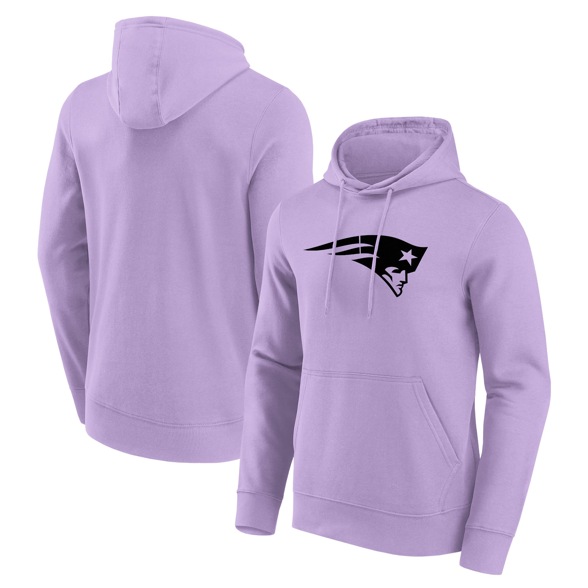 Sudadera con capucha con estampado de logotipo monocromático de los New England Patriots - Hombres