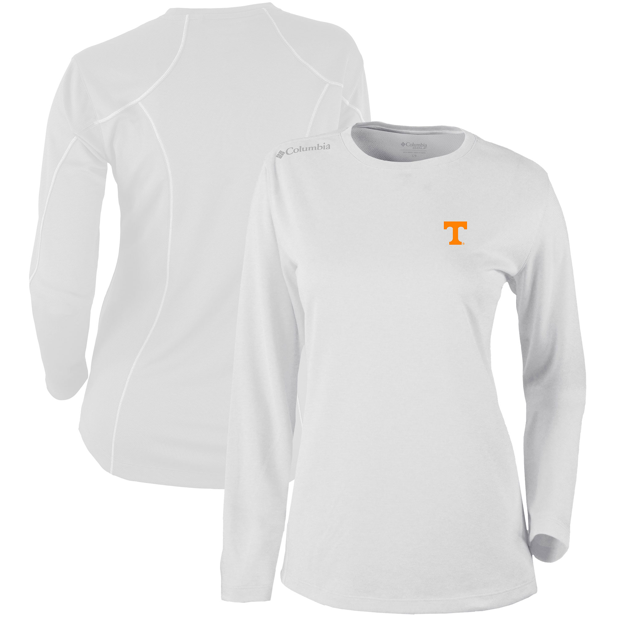 Women’s Columbia White Tennessee Volunteers Omni-Wick Shotgun Long Sleeve T-Shirt Women’s Columbia White Tennessee Volunteers Omni-Wick Shotgun Long Sleeve T-Shirt