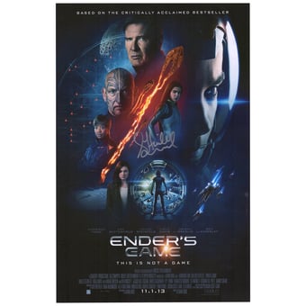 Hailee Steinfeld Ender's Game Autographed 11" x 17" Movie Poster