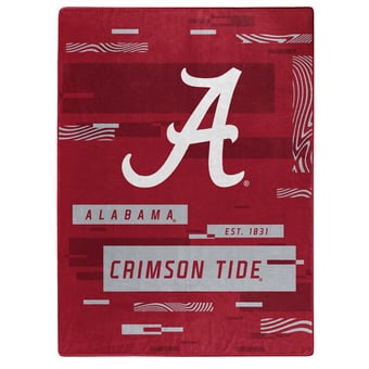 The Northwest Group  Alabama Crimson Tide 50" x 60" Digitize Raschel Throw Blanket