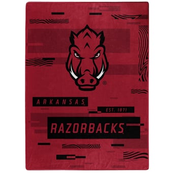 The Northwest Group  Arkansas Razorbacks 50" x 60" Digitize Raschel Throw Blanket