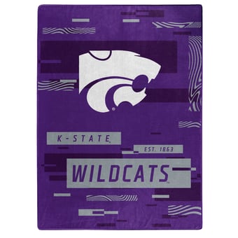 The Northwest Group  Kansas State Wildcats 50" x 60" Digitize Raschel Throw Blanket