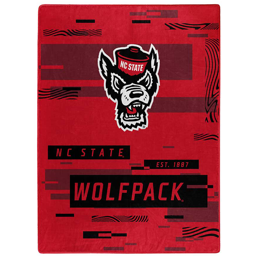 The Northwest Group  NC State Wolfpack 50" x 60" Digitize Raschel Throw Blanket
