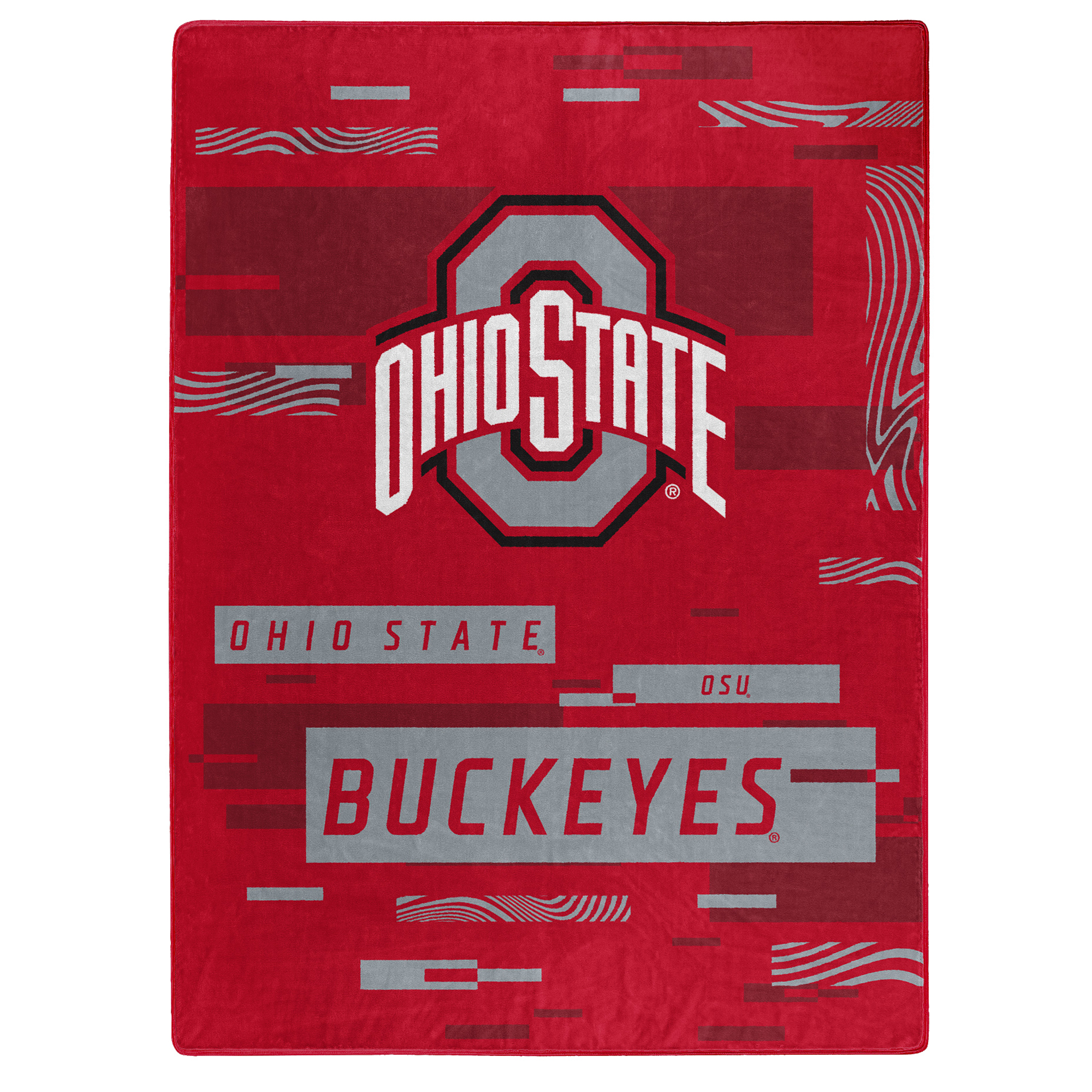 The Northwest Group  Ohio State Buckeyes 50" x 60" Digitize Raschel Throw Blanket