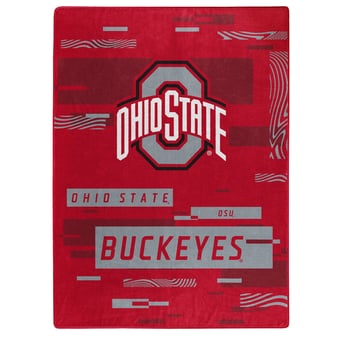"The Northwest Group  Ohio State Buckeyes 50"" x 60"" Digitize Raschel Throw Blanket"