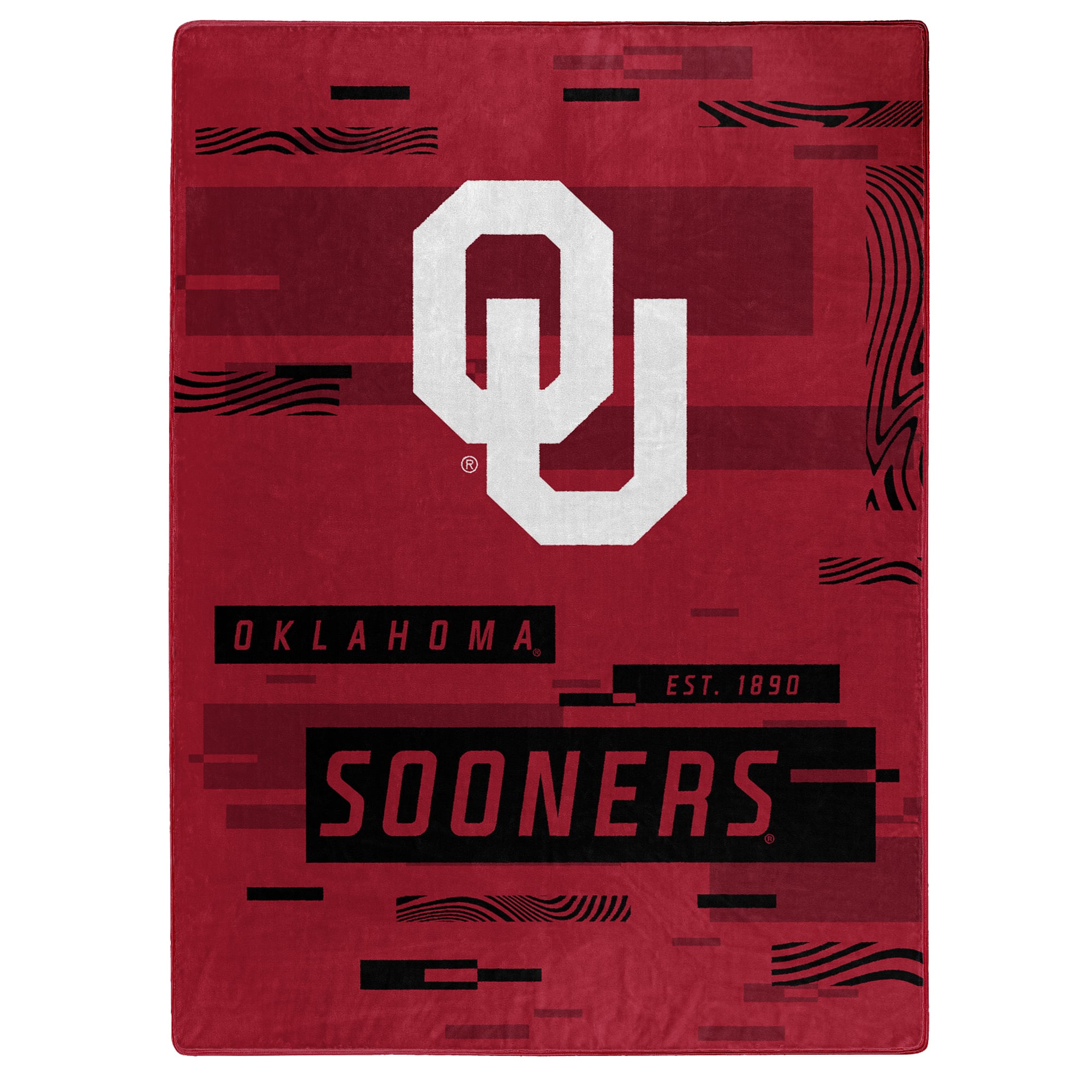 The Northwest Group  Oklahoma Sooners 50" x 60" Digitize Raschel Throw Blanket
