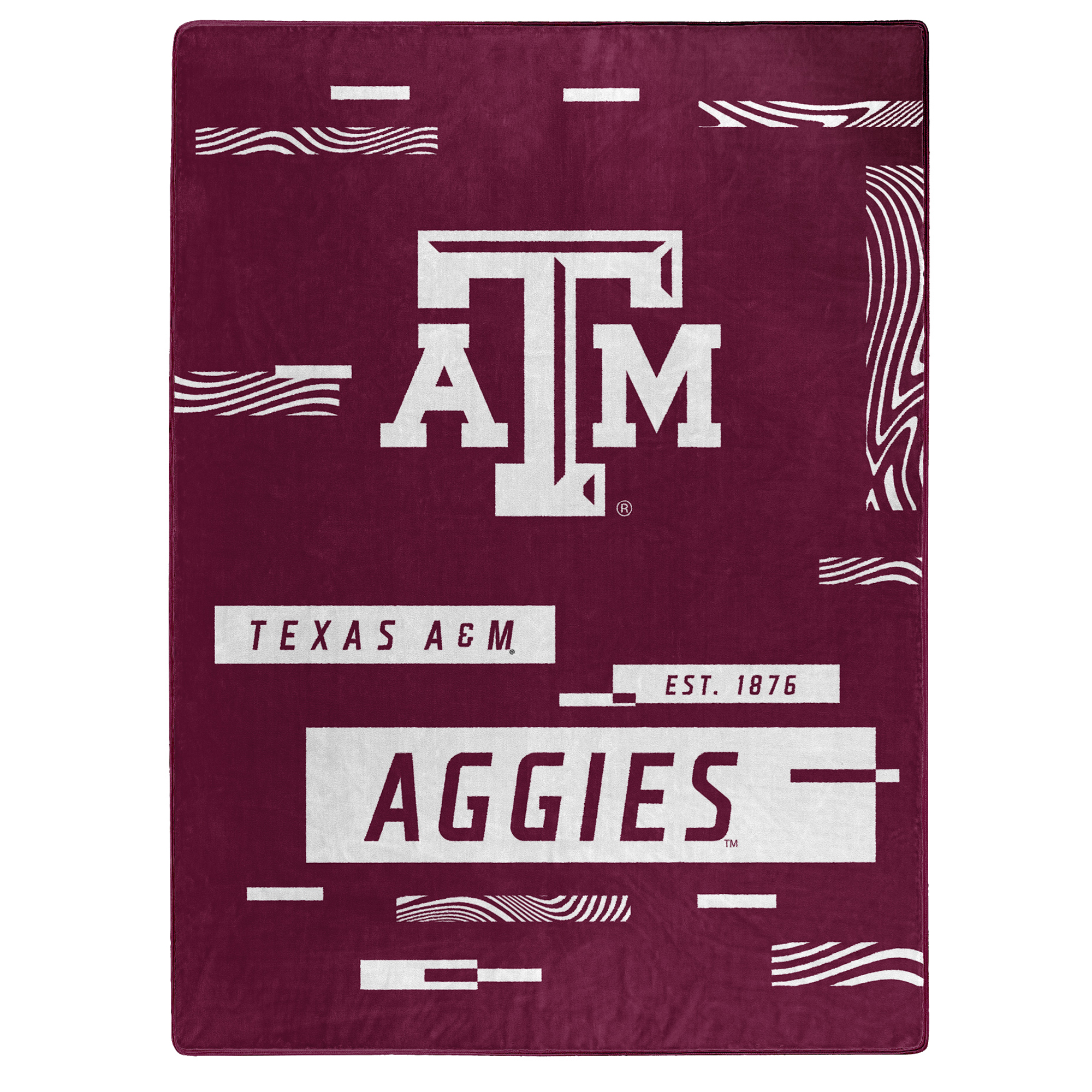 The Northwest Group  Texas A&M Aggies 50" x 60" Digitize Raschel Throw Blanket