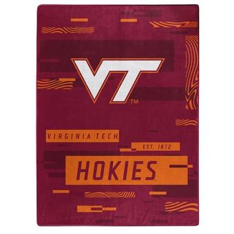 "The Northwest Group  Virginia Tech Hokies 50"" x 60"" Digitize Raschel Throw Blanket"