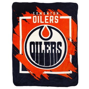 The Northwest Group  Edmonton Oilers 46" x 60" Dimensional Micro Raschel Plush Throw Blanket