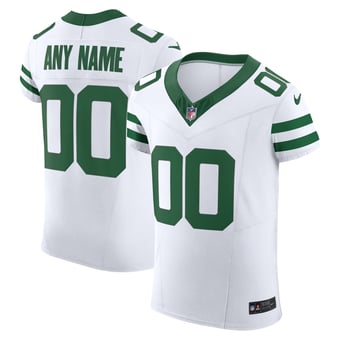 Men's Nike White New York Jets Vapor F.U.S.E. Elite Custom Jersey