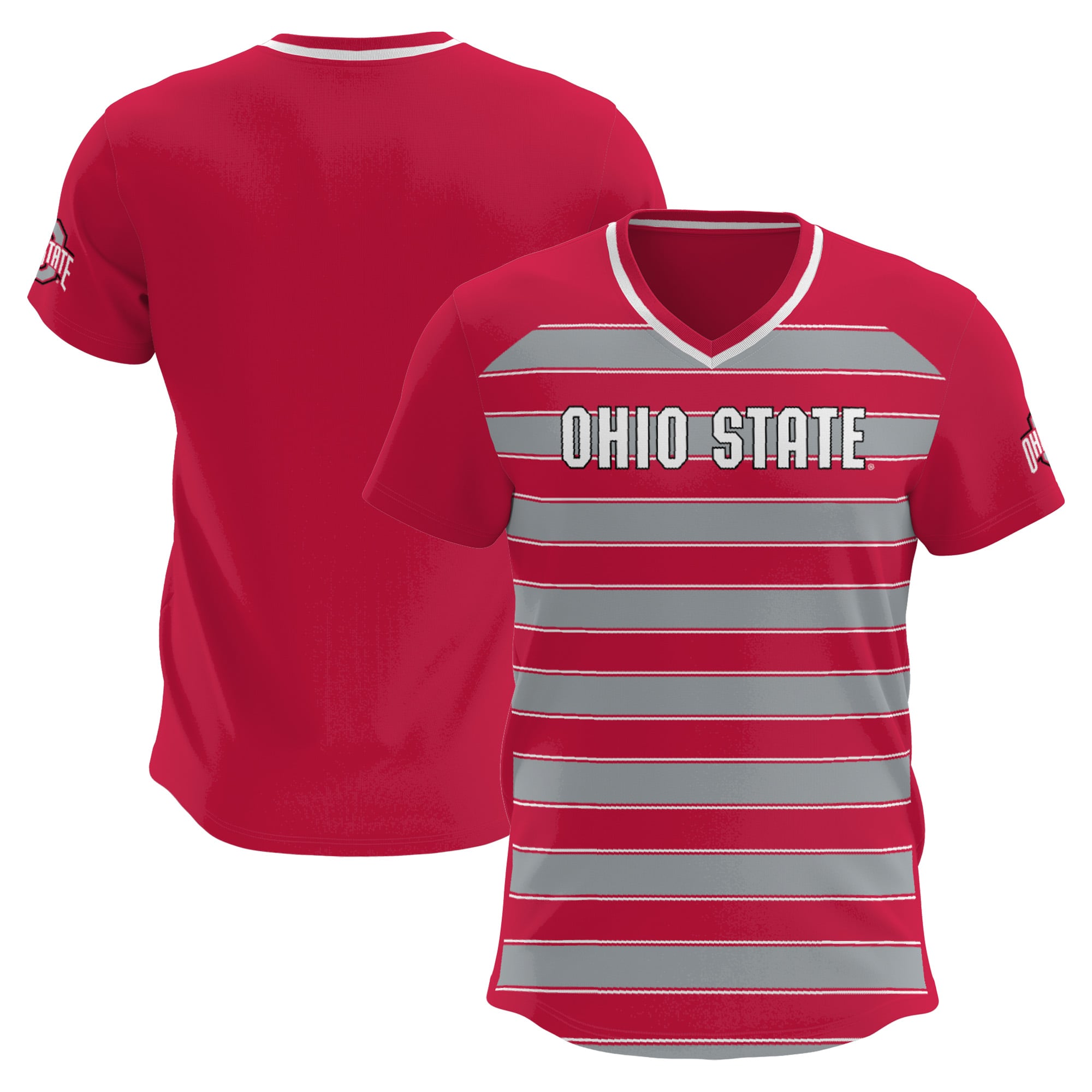 Youth GameDay Greats  Scarlet Ohio State Buckeyes Lightweight Soccer Jersey
