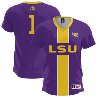 Youth GameDay Greats  Purple LSU Tigers Lightweight Soccer Fashion Jersey
