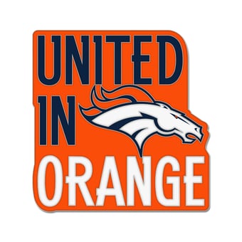 WinCraft  Denver Broncos Slogan Collector Pin