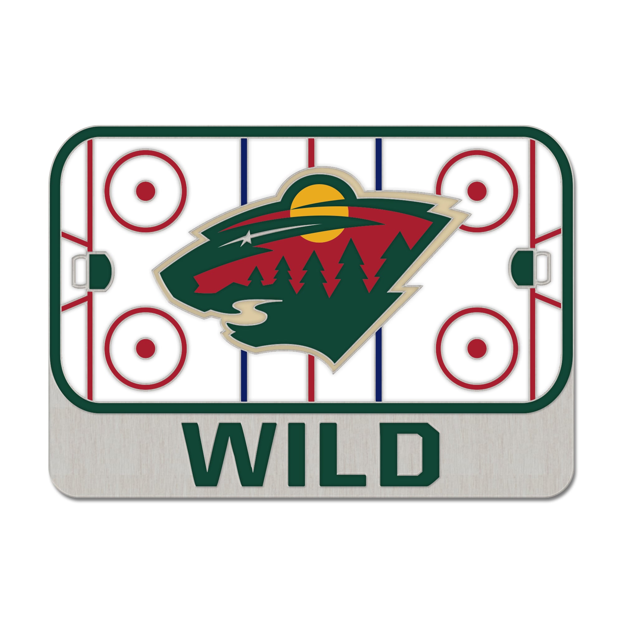 WinCraft Minnesota Wild Rink Collector Pin