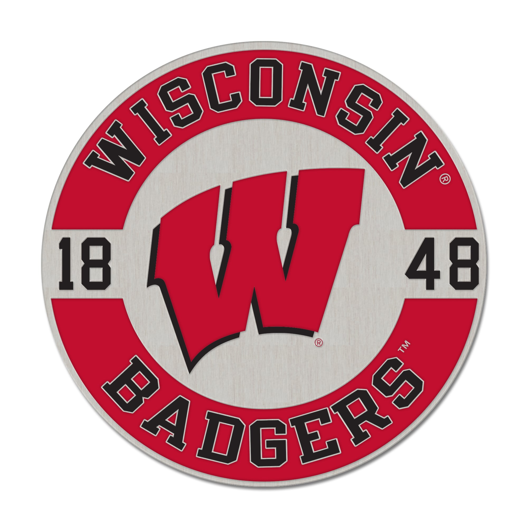 WinCraft Wisconsin Badgers Round Collector Pin