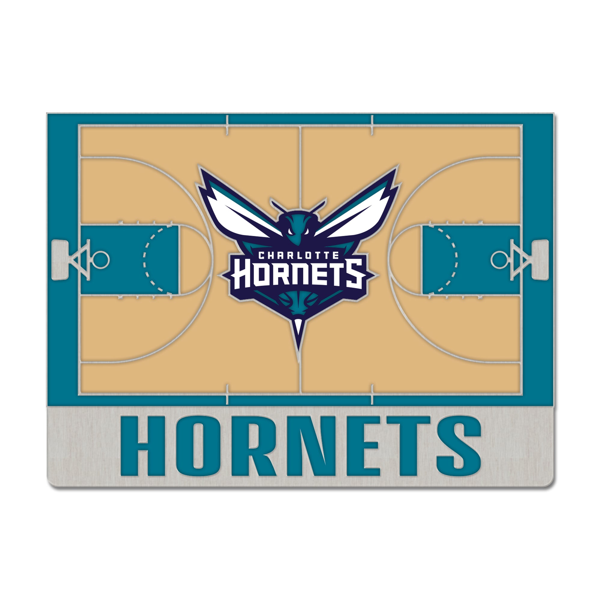 WinCraft Charlotte Hornets Court Collector Pin