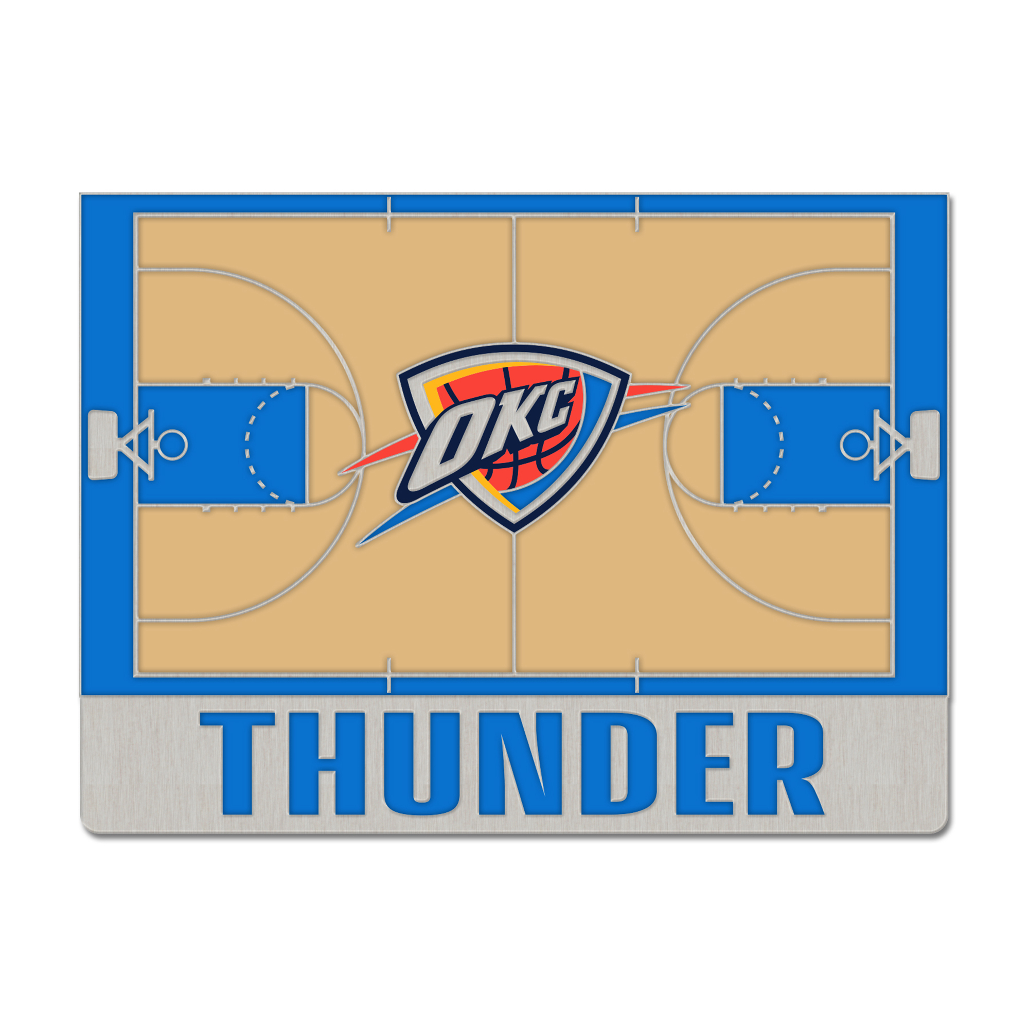 WinCraft Oklahoma City Thunder Court Collector Pin