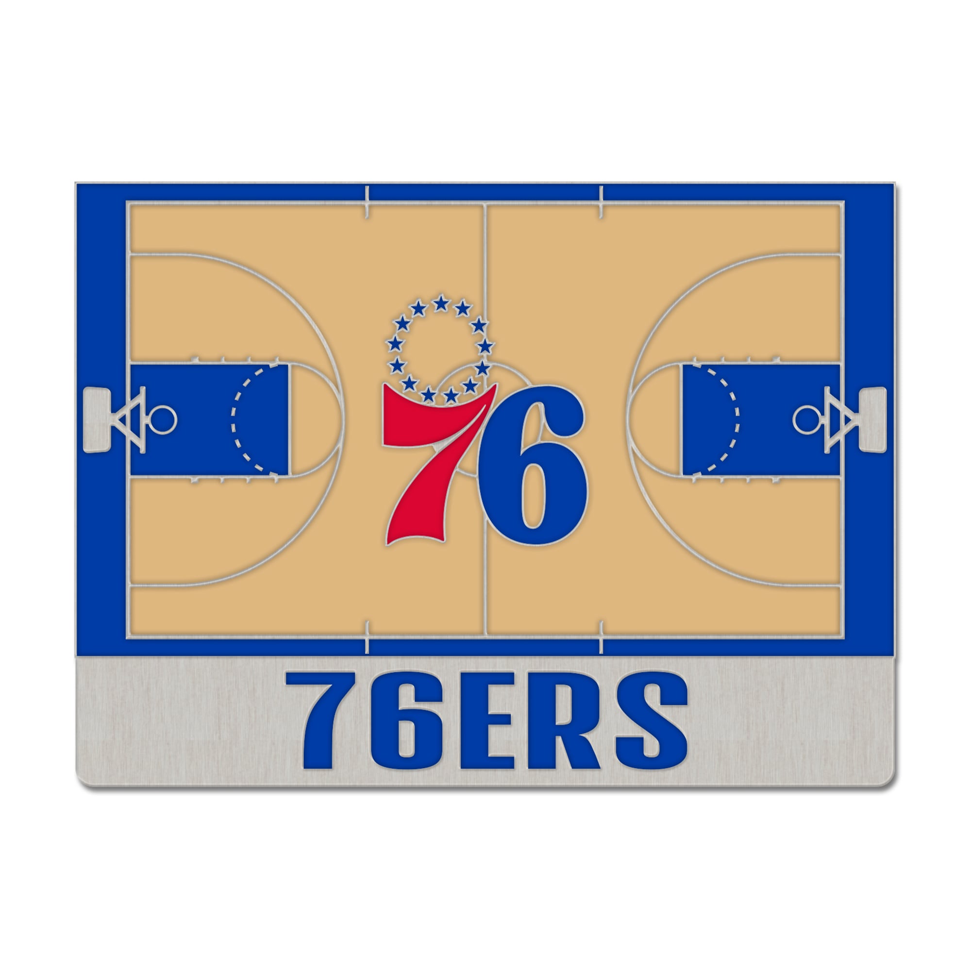 WinCraft Philadelphia 76ers Court Collector Pin