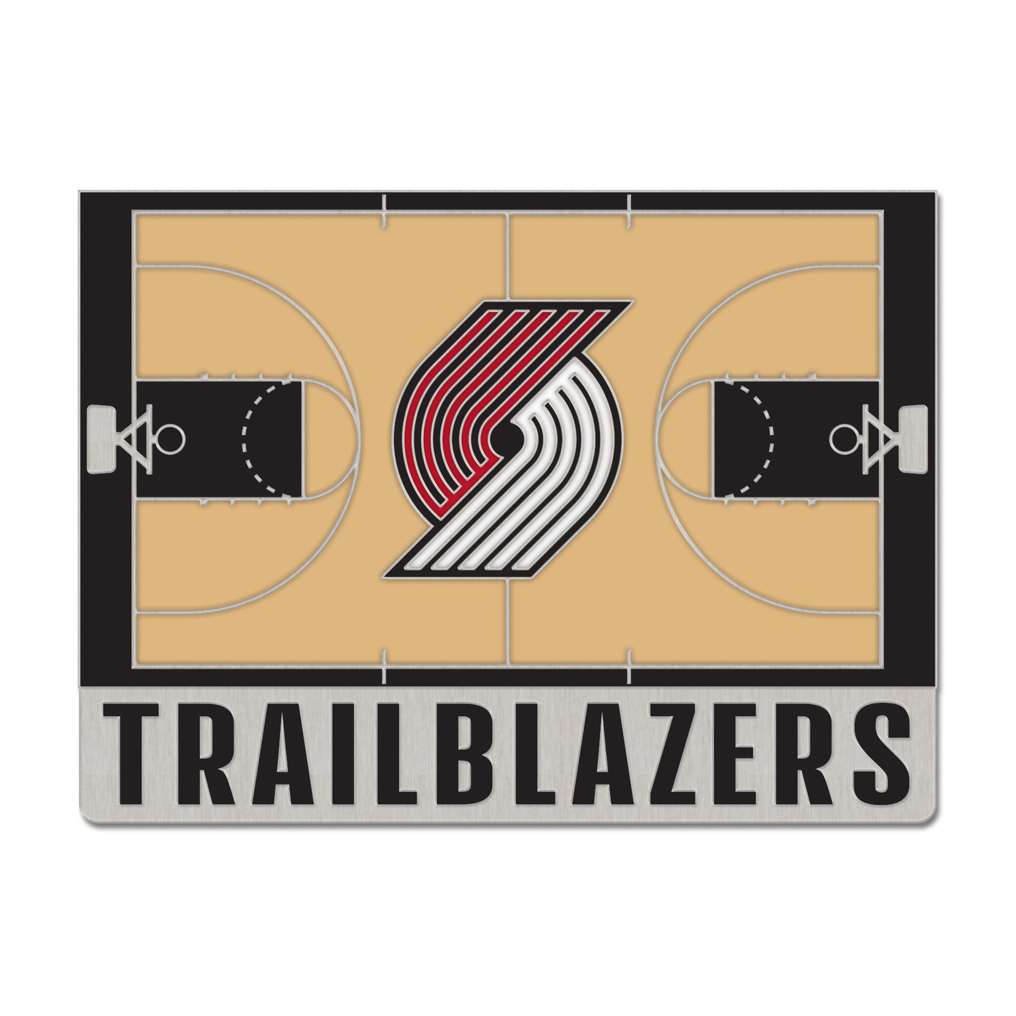 WinCraft Portland Trail Blazers Court Collector Pin