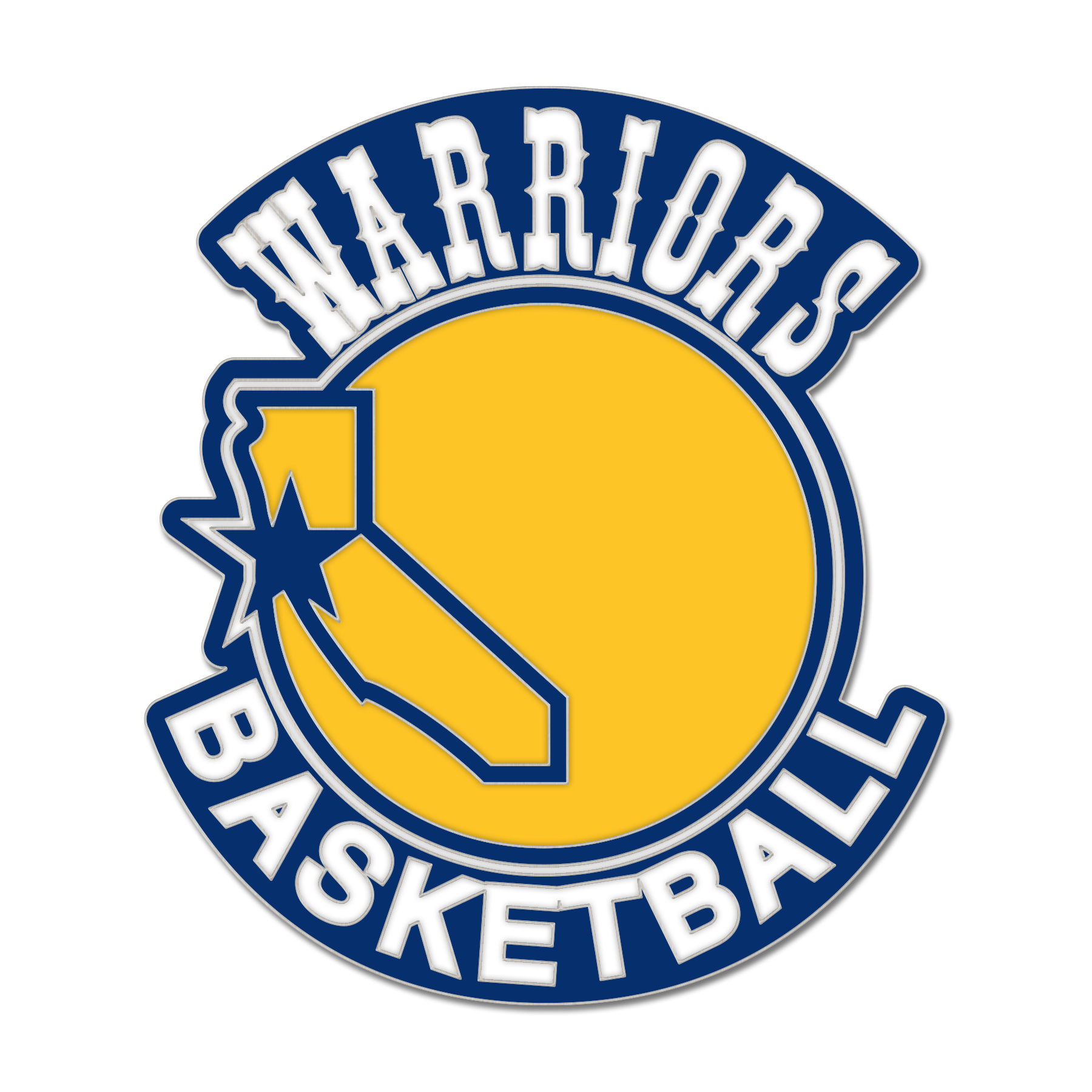 WinCraft Golden State Warriors Hardwood Classics Collector Pin