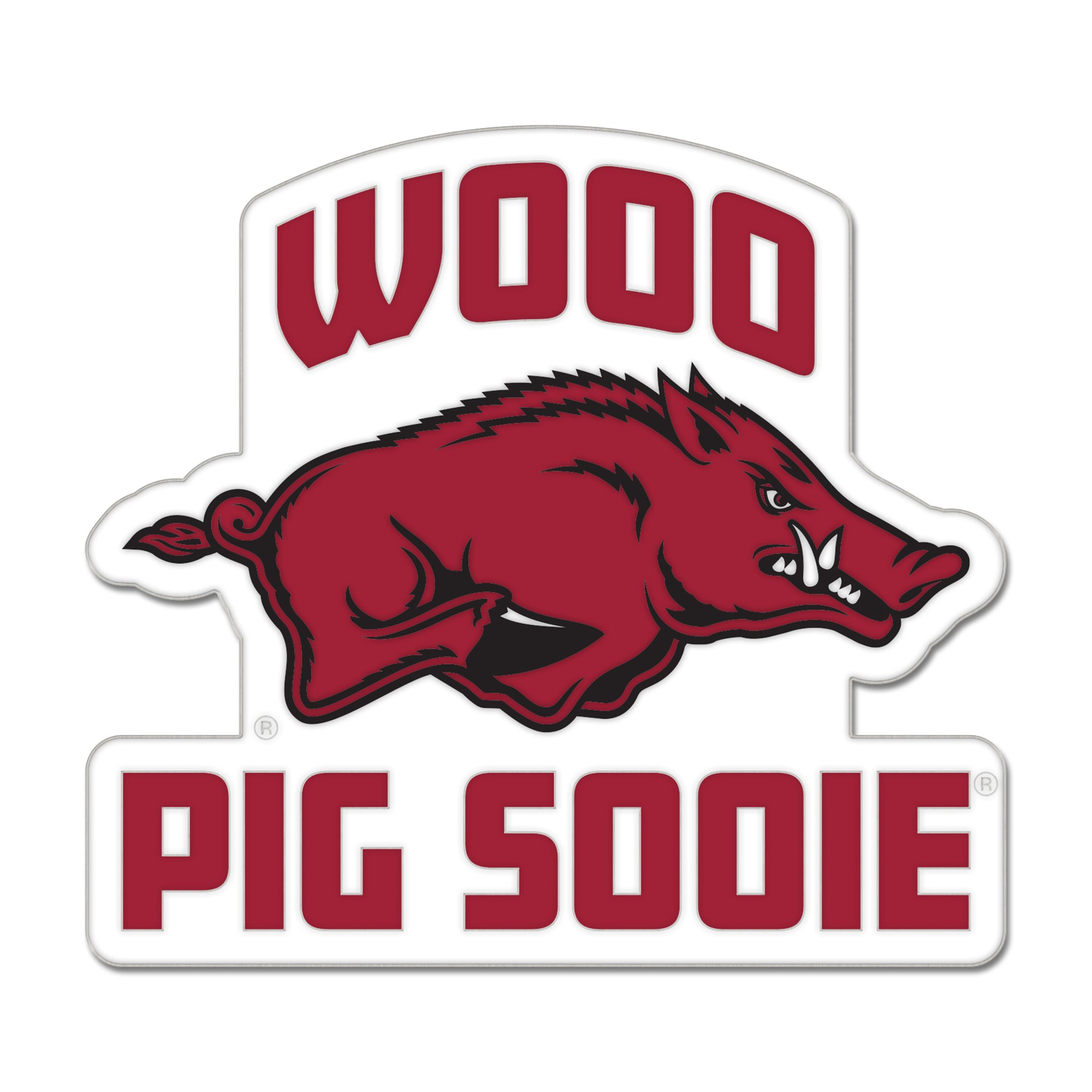 WinCraft  Arkansas Razorbacks Slogan Collector Pin