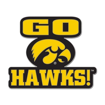 WinCraft  Iowa Hawkeyes Slogan Collector Pin