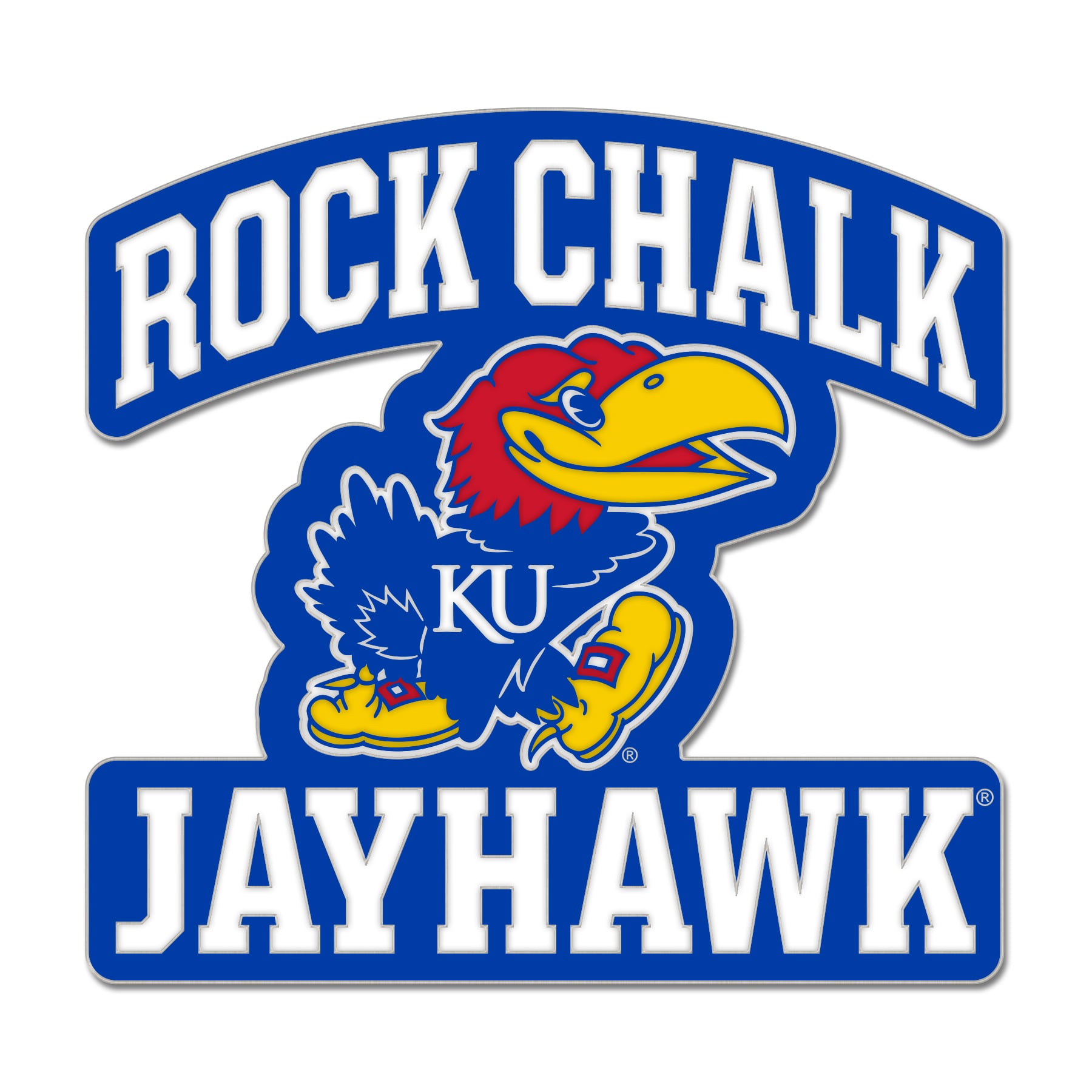 WinCraft  Kansas Jayhawks Slogan Collector Pin