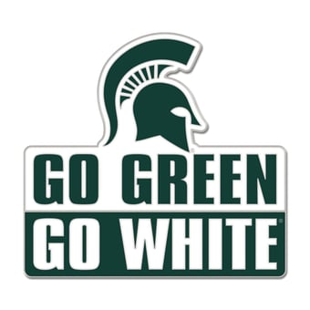 WinCraft  Michigan State Spartans Slogan Collector Pin