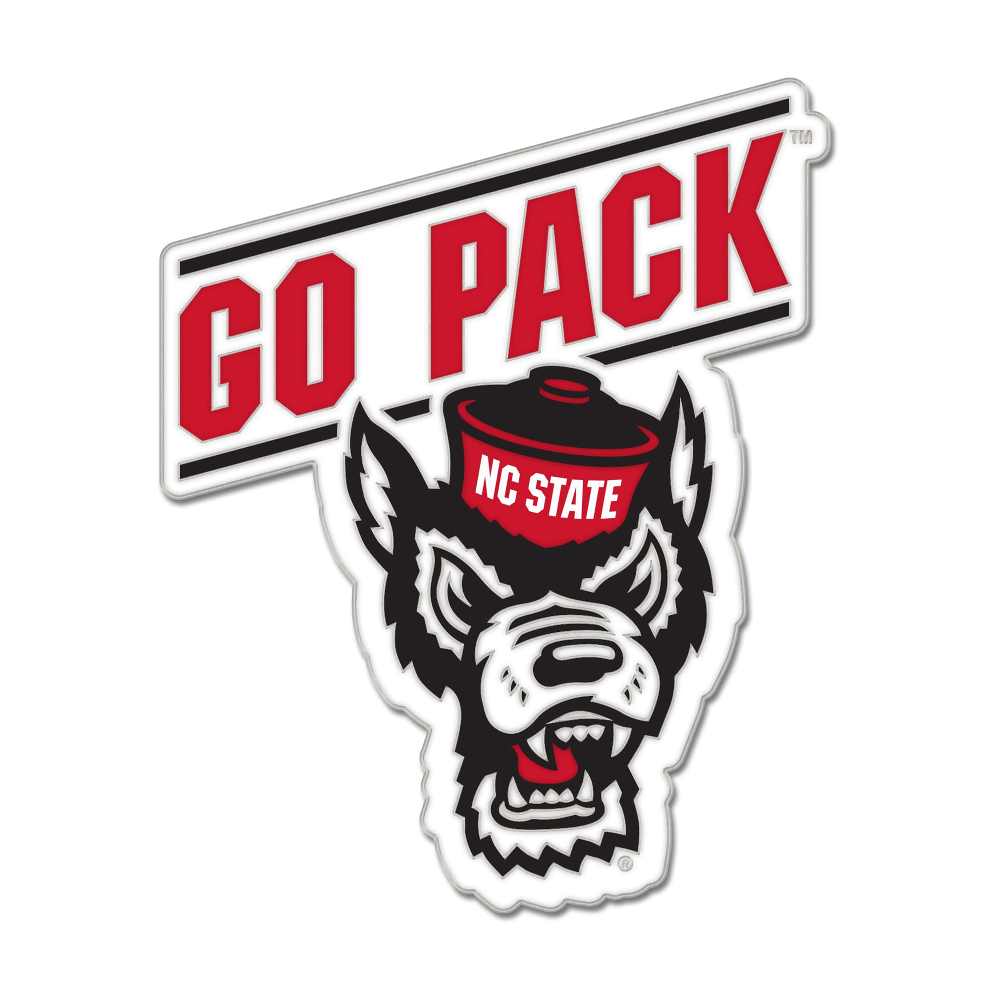 WinCraft  NC State Wolfpack Slogan Collector Pin