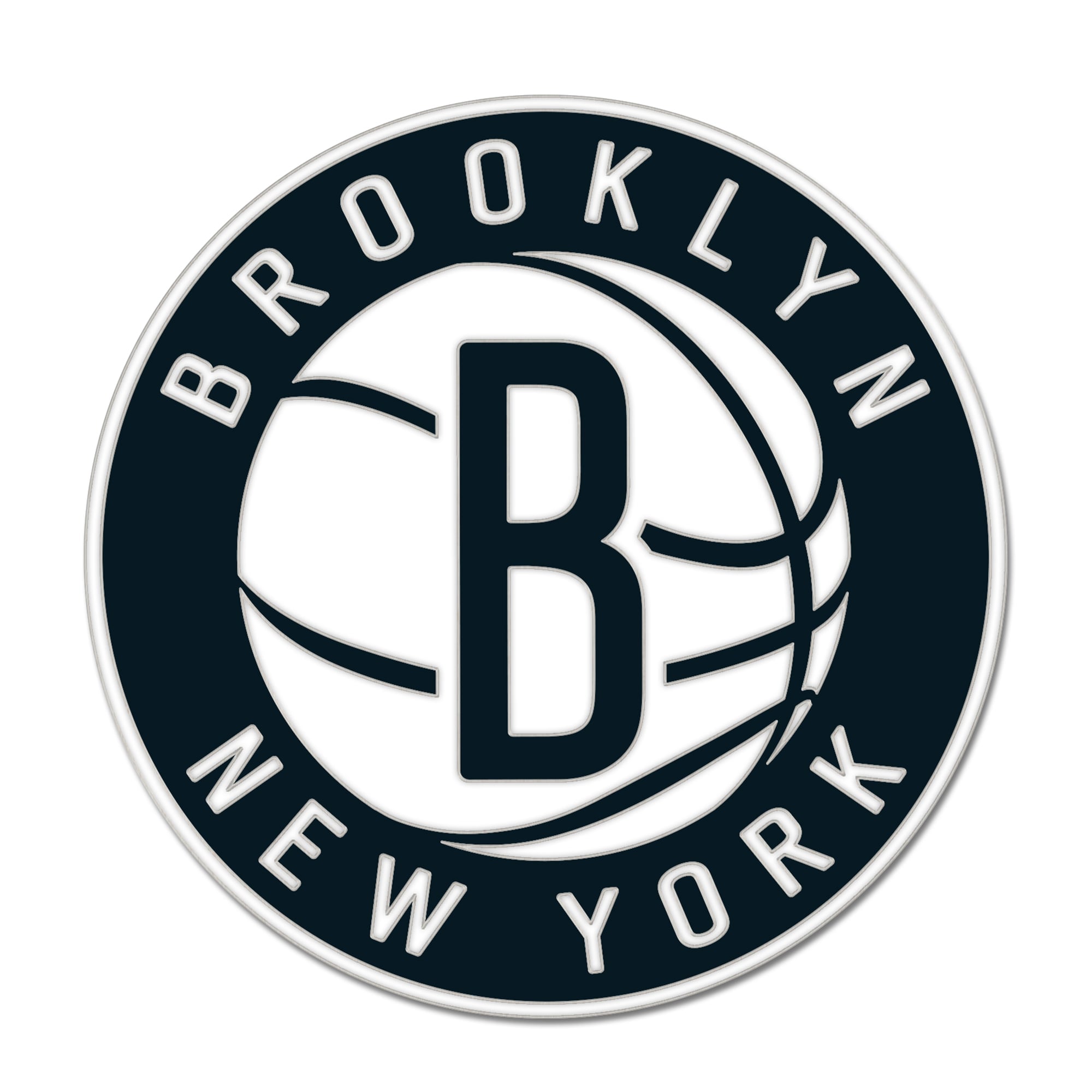 WinCraft Brooklyn Nets Secondary Logo Collector's Pin
