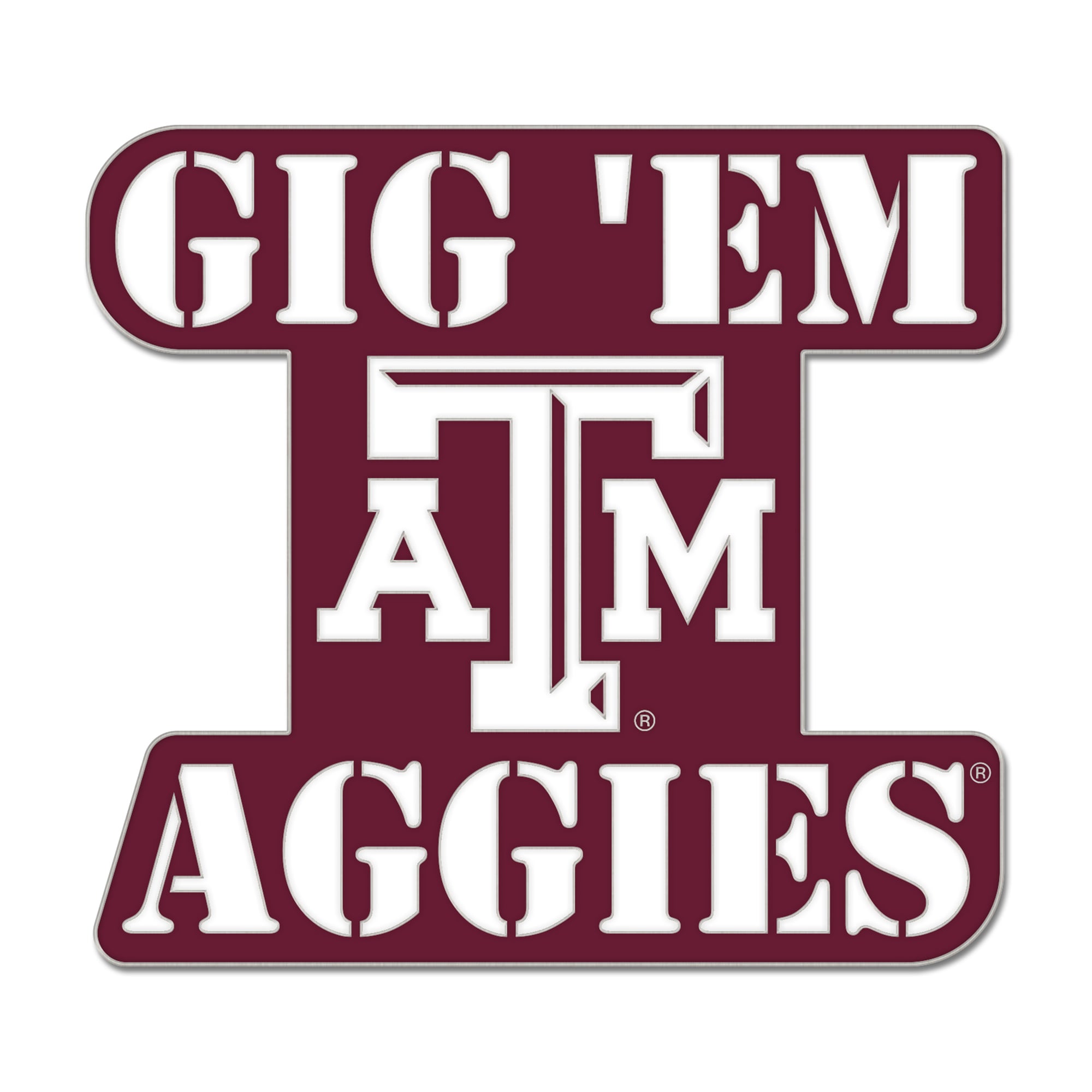 WinCraft  Texas A&M Aggies Slogan Collector Pin