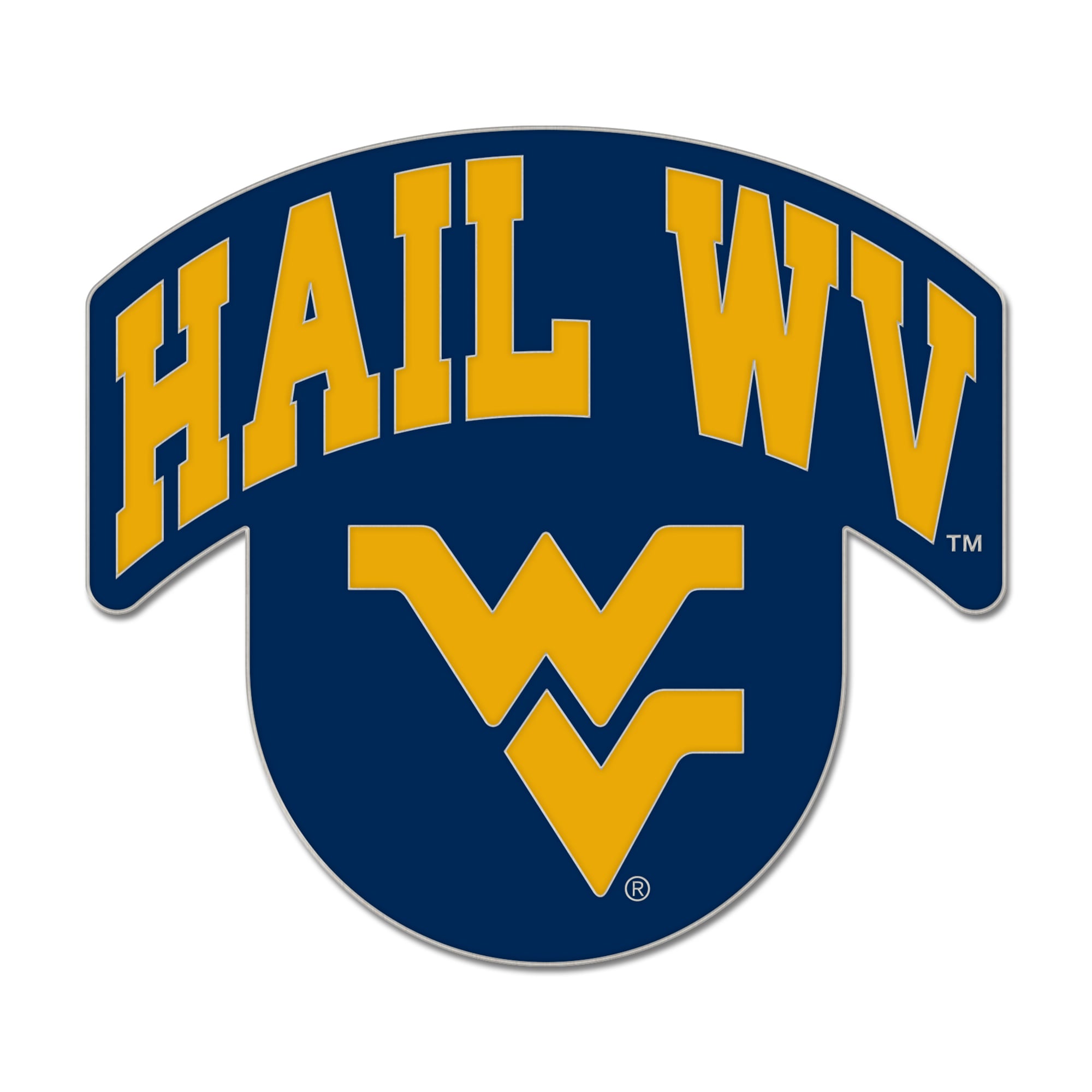 WinCraft  West Virginia Mountaineers Slogan Collector Pin