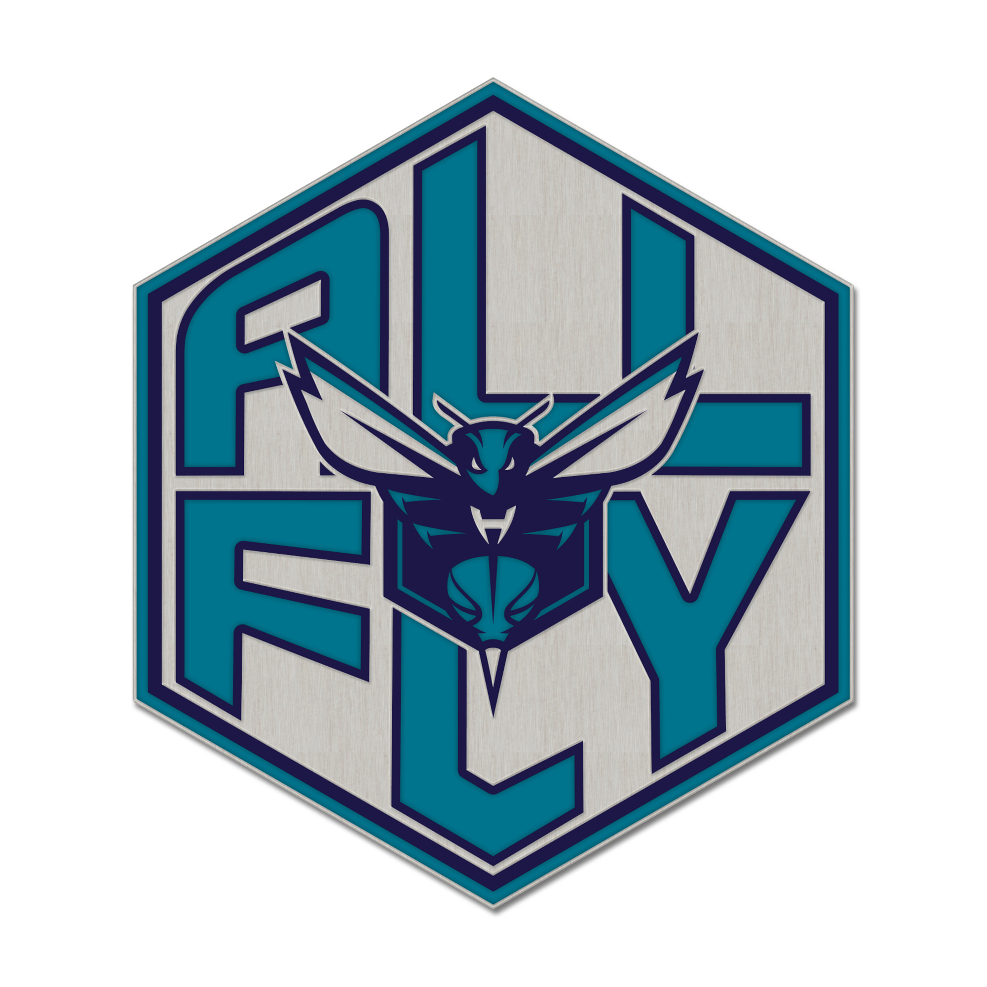 WinCraft  Charlotte Hornets Slogan Collector Pin