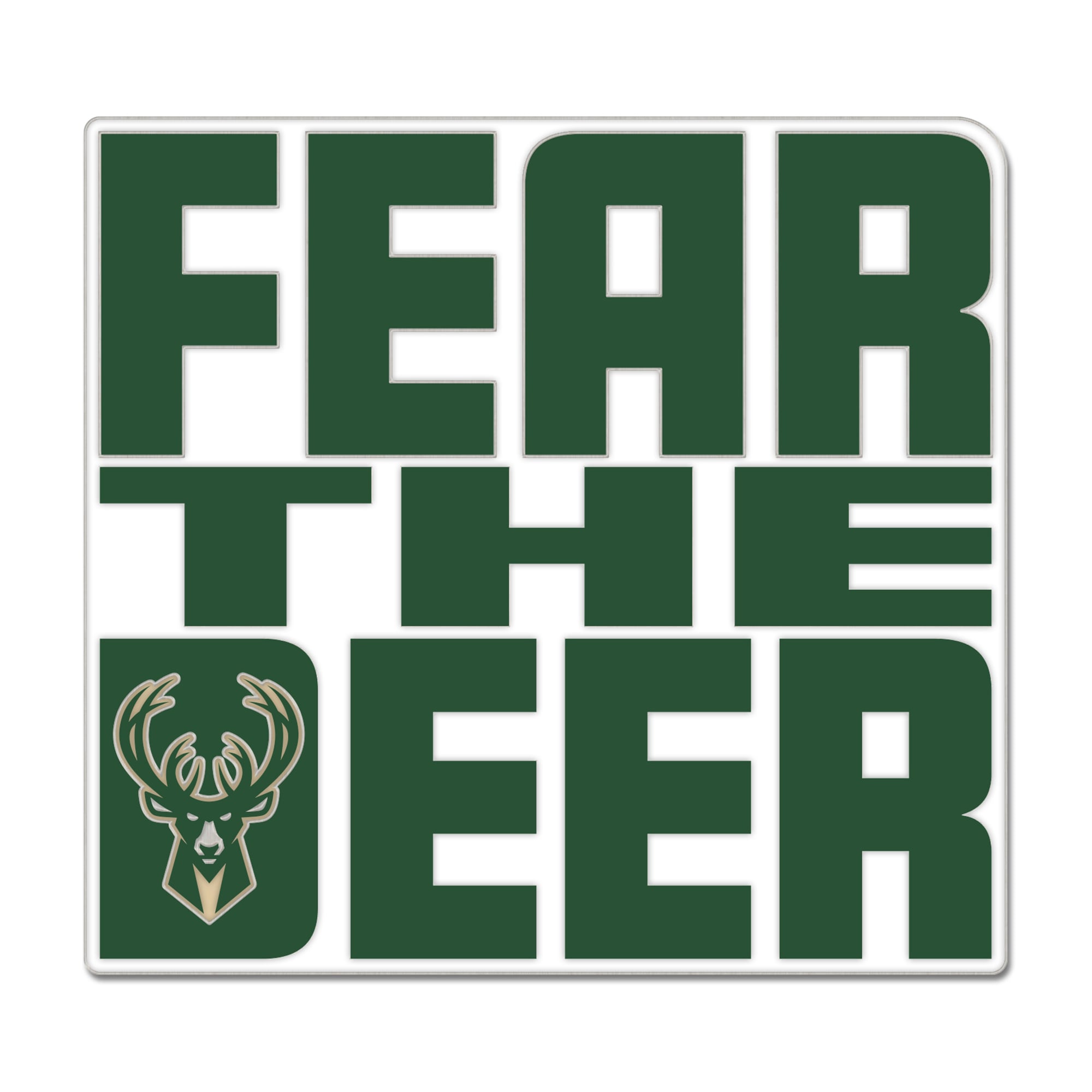 WinCraft  Milwaukee Bucks Slogan Collector Pin