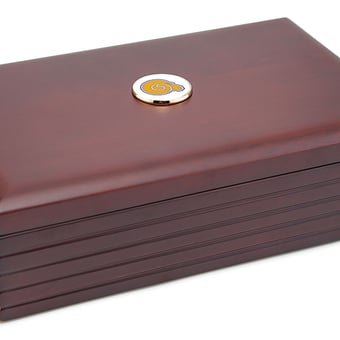 Albany State Golden Rams 6'' x 9'' Rosewood Desk Box