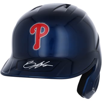 Bryce Harper Philadelphia Phillies Autographed Alternate Chrome Rawlings Mach Pro Replica Batting Helmet - Fanatics Exclusive