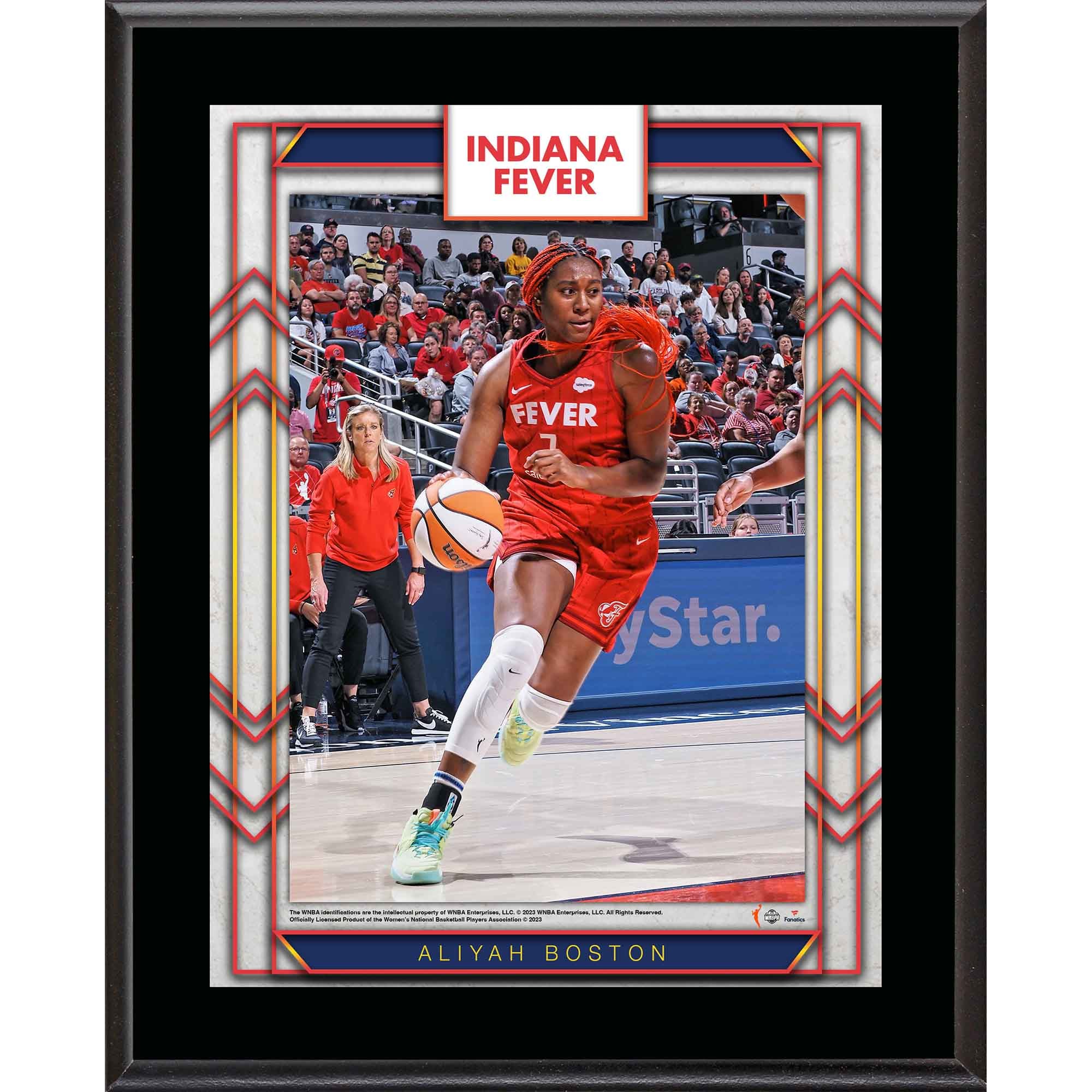 Aliyah Boston Indiana Fever 10.5" x 13" Sublimated Player Plaque