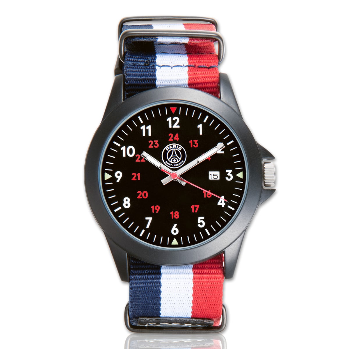 Montre PSG et Bracelet Tissu