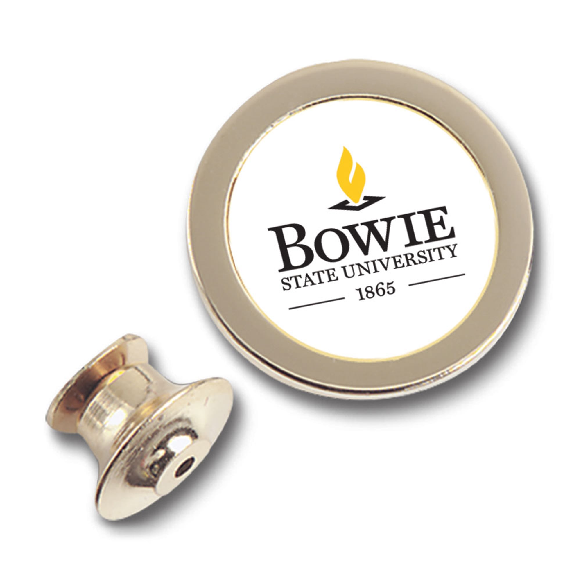 Gold Bowie State Bulldogs Lapel Pin