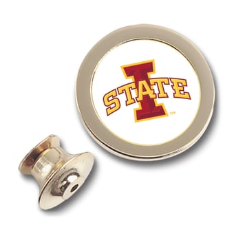 Gold Iowa State Cyclones Lapel Pin