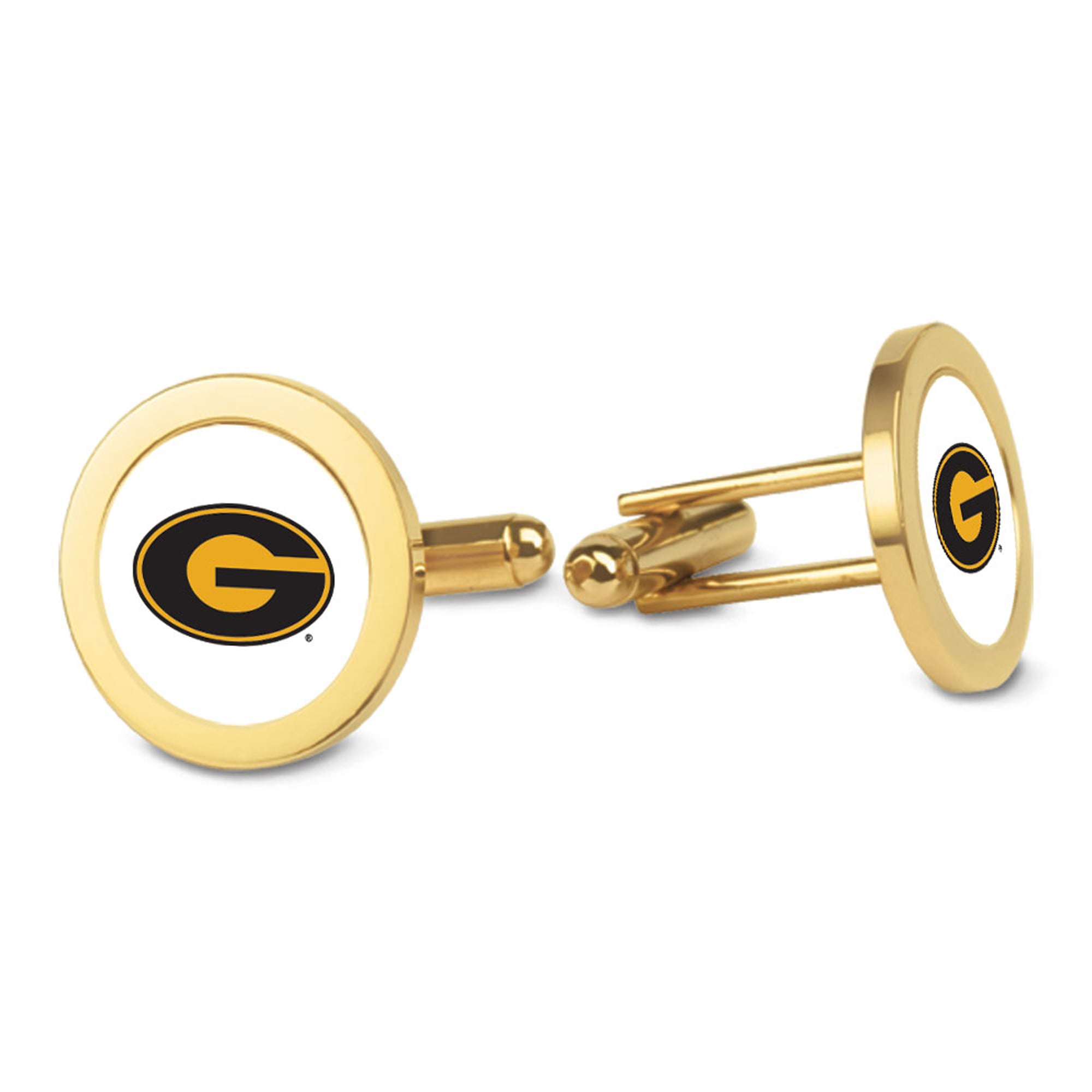 Gold Grambling Tigers Cufflinks