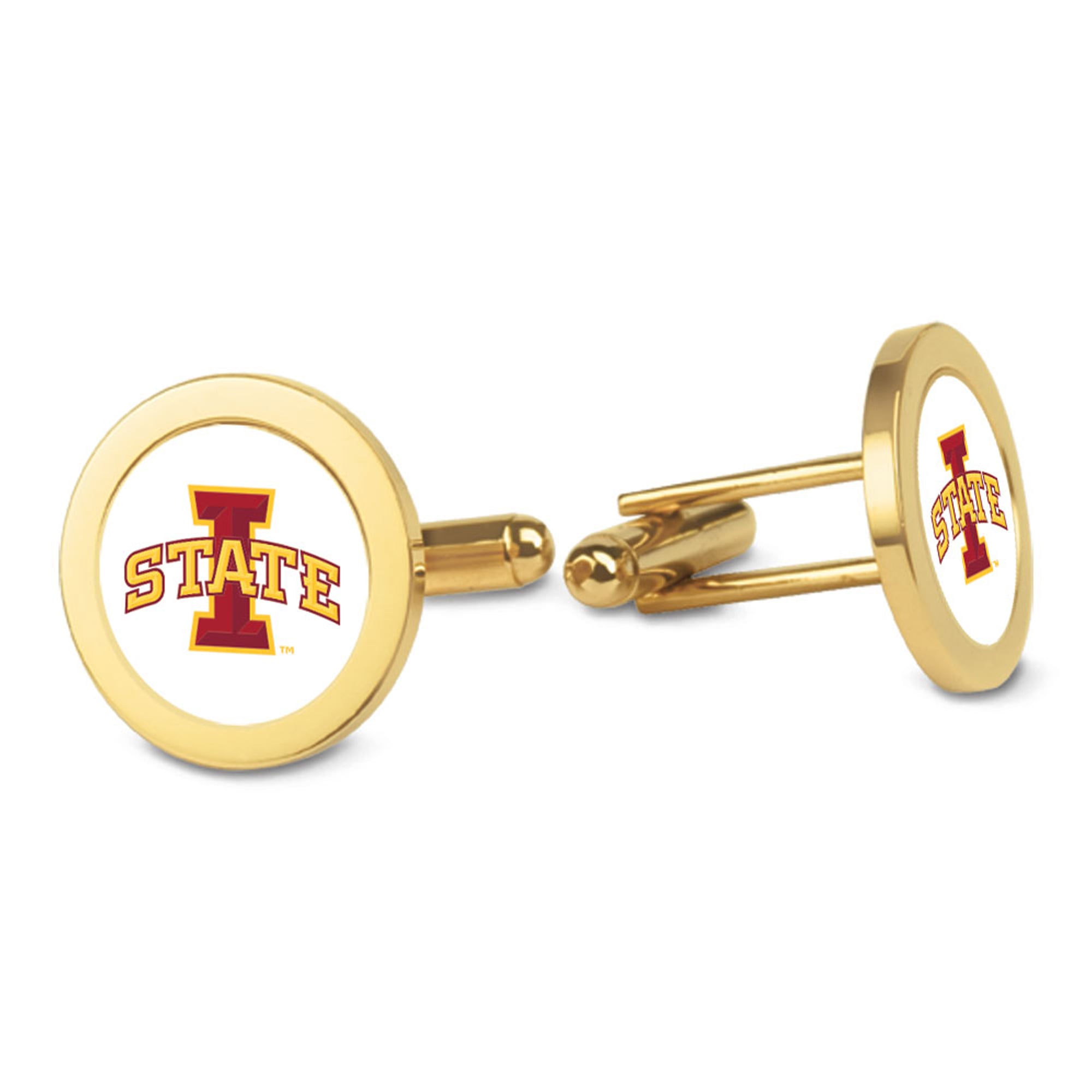 Gold Iowa State Cyclones Cufflinks